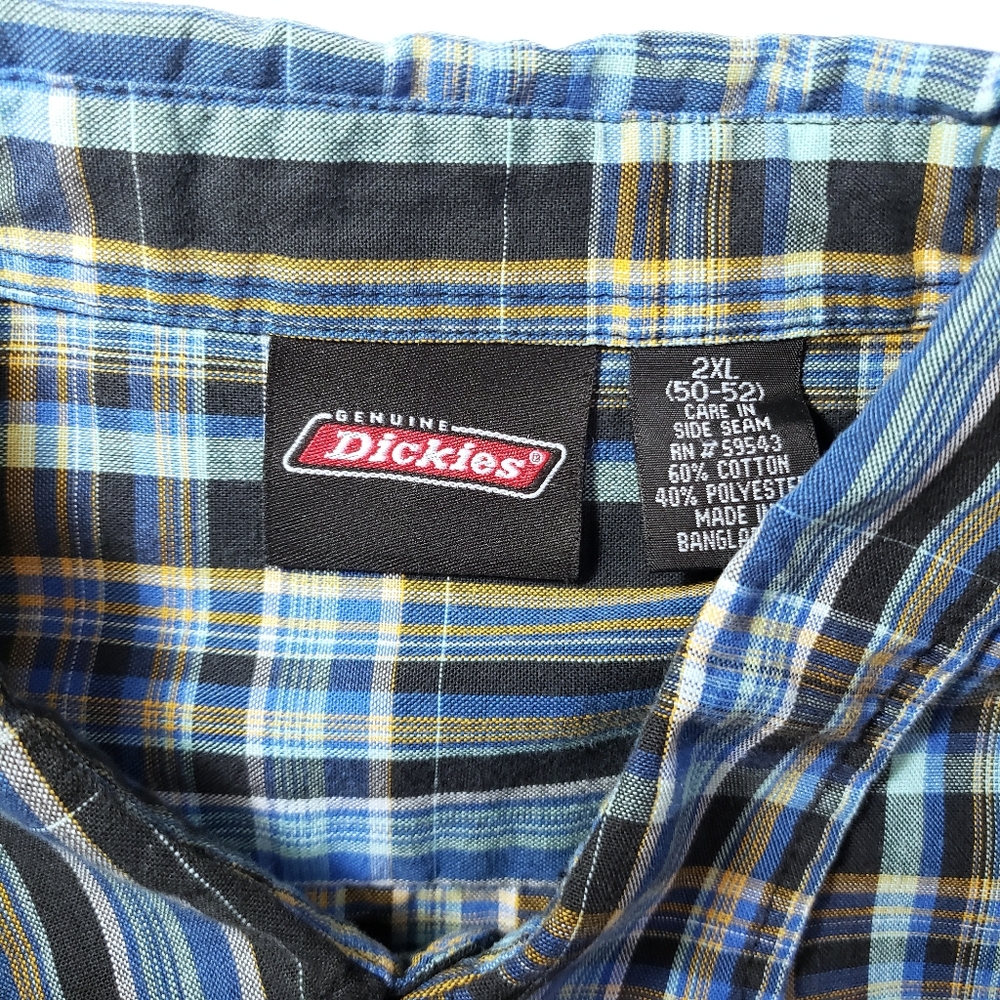 Dickies Short Sleeve Casual Button Down Shirt - Picture 3 of 3